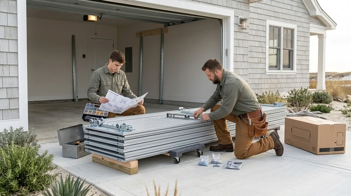 Garage door installation in Oklahoma City, OK